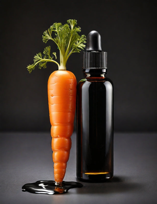 A great source of nutrients such as vitamins A & E. Carrots soothes the skin, reduce redness, irritation, acne, hyperpigmentation, and scars. This oil enhances the skin tone for a natural glow. Heals dry and cracked skin, clears sunburn redness. Conditions dry hair making it soft and shiny. Also, promotes hair growth.